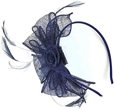 navy fascinator hat headband