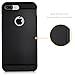 iPhone 8 Plus Case, OULUOQI iPhone 7 Plus Case Heavy Duty Slim Dual Layer Protection Defense Shield Cover for Apple iPhone 8/7 5.5 inch Black