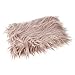 OULII Baby Photo Props Soft Fur Quilt Photographic Mat DIY Newborn Baby Photography Wrap-Baby Photo Props Favors (Khaki)