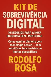Livro KIT DE SOBREVIVÊNCIA DIGITAL: 10 Negócios para a Nova Economia sem Fronteiras: Como ganhar dinheiro com tecnologia básica: sem escritório, funcionários ou limites geográficos