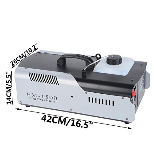 Tengchang Fog Smoke Machine RGB LED DJ Party Fogger w/Wireless Remote1500W - Thumbnail 2