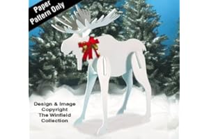 WINFIELD COLLECTION Large Christmas Moose Woodworking Project Plan