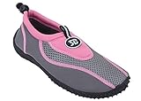 Sunville Womens Water Shoes Aqua Socks,8 B(M) US,Pink-2907