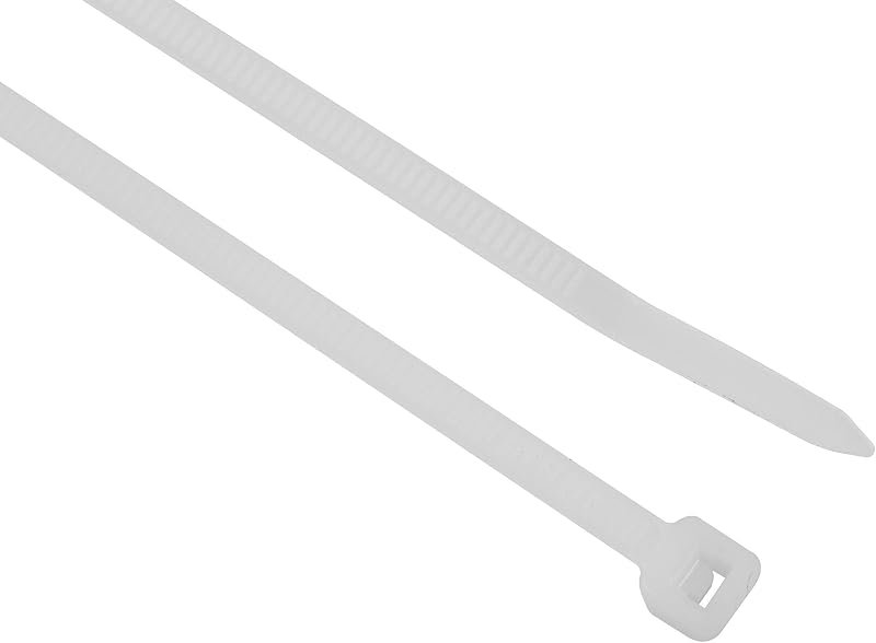 PRO POWER 200x2.5mm Natural Cable Ties Pack of 100 Nylon 66 UL 94V-2