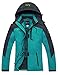 Wantdo Women's Sports Outdoor Hooded Softshell Rain Jacket Windproof Jacket