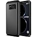 Galaxy S8 Plus Case :: Lumion :: Dual Layer Hard Rugged Drop Protection :: Slim Thin Fit :: Heavy Duty Shock Absorption Cover for Galaxy S8 Plus by Lumion (Patriot - Dark Silver)