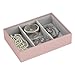 Stackers Blossom Pink Classic Deep 3 Section jewelry box