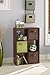 ClosetMaid Cubeicals 6 Cube Storage Shelf Organizer Bookshelf, Stackable, Vertical Or Horizontal, Easy Assembly, Wood, Dark Cherry Finish