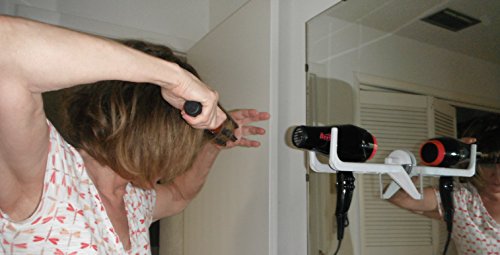 Style Buddy Hands Free Hair Styling Hairdryer Holder w/Suction Cups