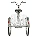 Royal London Adult Tricycle 3 Wheeled Trike Bicycle w/Wire Shopping Basket Silver (Renewed)thumb 3