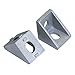 Boeray 20pcs 2 Hole Inside Corner Bracket Gusset for 2020 Series Aluminum Extrusion Profile with Slot 6mm