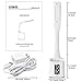 GERINTECH Rechargable Table Lamp, Dimmable Bedside Lamps with Warm & White Light for Bedrooms (Basic)