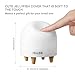 LED Night Light for Kids, iSiLER Portable Silicone Cute Nursery Night Lamp, Romantic Dim Mood Lamp, Touch Control Bedside Lamp, Baby Night light BPA-Free, 48 Hours Runtime