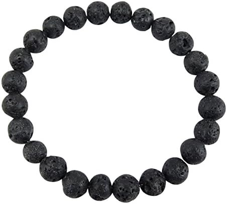 Volcanic natural lava yoga meditation healing wrist mala bracelet CL-1