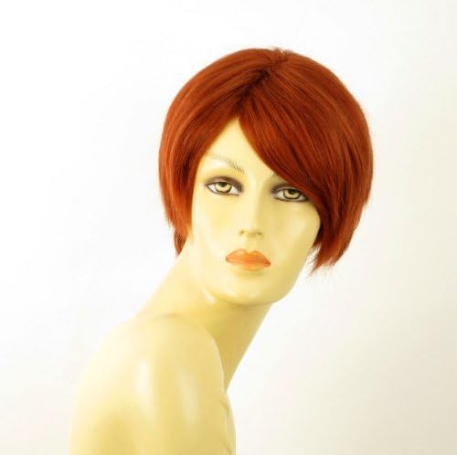 WIG UNIVERS Woman Wig 100% Natural Hair Copper Intense Ref Witney 130