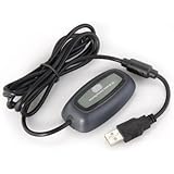 Receptor Adaptador Inalámbrico USB 2.0 Juego Negro para XBOX 360 PC de Mando