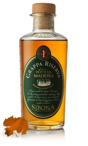 SIBONA No.1 - Grappa Riserva - Botti da Madeira (in einer hübschen Geschenkdose)