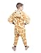 Emolly Fashion Kids Animal Giraffe Pajama Onesie - Soft and Comfortable with Pockets (6, Giraffe)