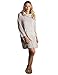 Softies Ultra Soft Snuggle Lounger with Cowl Neck and Kangaroo Pocket, Lightweight & Stretchy Velour Fabric, Steel Gray, S/M
