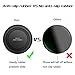 Wireless Charger for iPhone X, iPhone 8/8 Plus Fast Wireless Charge for Samsung Galaxy S9/S9 Plus/S8/S8 Plus/S7 Note 8 and All Qi-Enabled Phones Amysen (Adapter Not Included)