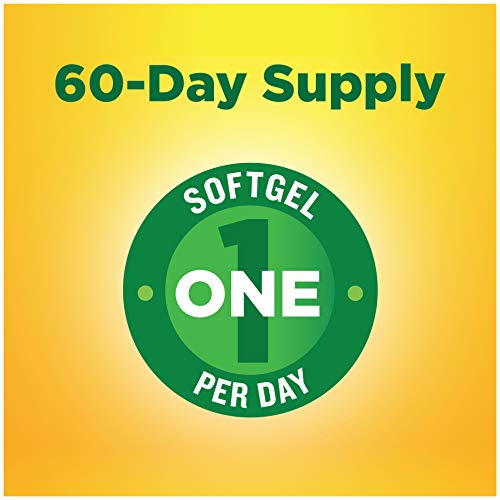 Nature Made Fish Oil BurpLess Mini 540 mg, 60 Softgels, Fish Oil Omega