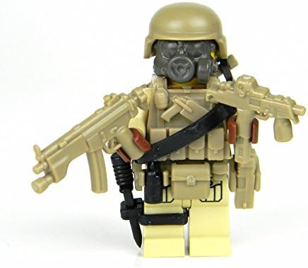 Tan Special Forces Commando (SKU80)- Battle Brick Custom Minifigure