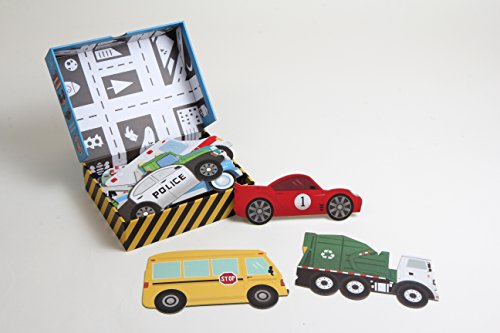 Chronicle Books Bumper-to-Bumper Cars & Trucks Flash Cards (First Words Vehicle Cards for Kids, Transportation Flashcards for Preschoolers & Kindergarteners)