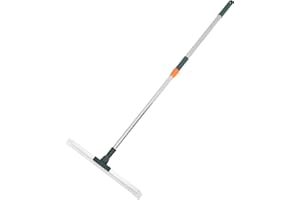 TIDTALEO Adjustable Telescopic Handle Silicone Shower Squeegee with Rotating Head for Bathroom Tiles Kitchen Floor Gentle Sur