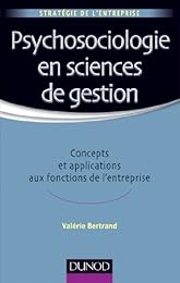Psychosociologie en sciences de gestion