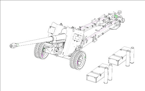 Trumpeter Russian 100mm Anti-Tank Gun M1944(BS-3)