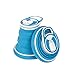 HYDAWAY Bluesteel Silicone Collapsible 12 Ounce Water Bottle