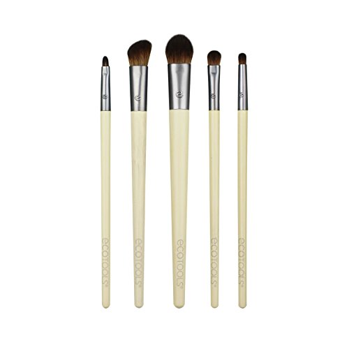 EcoTools--Cruelty Free Daily Defined Eye Kit--Includes: Large Shadow, Angled Crease, Accent Shadow, Detail Liner, Liner Smudge Brushes