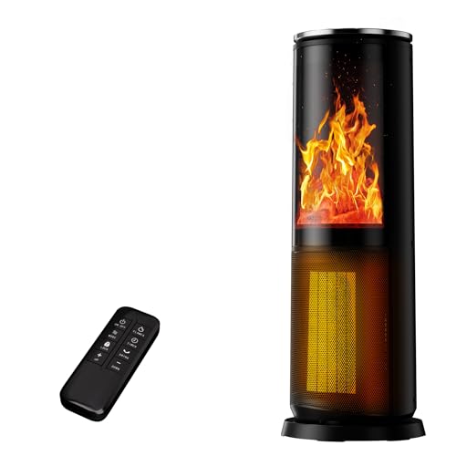 AKIRES Oscillating Electric Fireplace Heater