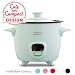 Dash DRCM200GBAQ04 Mini Rice Cooker Steamer with Removable Nonstick Pot, Keep Warm Function & Recipe Guide, Aqua primary