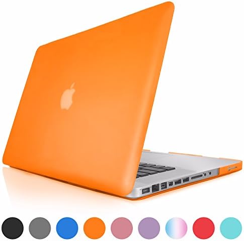 Mobility Durable Case Cover For MacBook - Soft-Touch Plastic Shell Fits MacBook Pro 13.3" with Retina Display - Model A1502 and A1425 - Orange