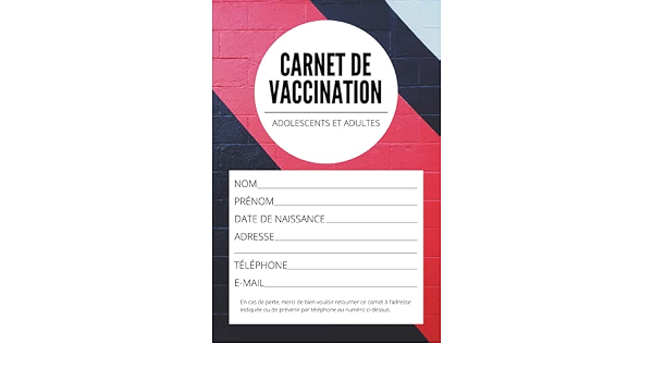 Amazon Com Carnet De Vaccination Vaccin Pour Adolescents Et Adultes Diphterie Tetanos Poliomyelite Coqueluche Rougeole Oreillons Rubeole Meningite H Epatite B Grippe French Edition Edition Maguerison Libros