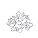 Lychee Women Dreadlocks Beads Rhinestone Hair Ring Decoration Braiding Hair Braid Cuff Clip