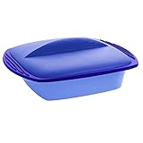 Mastrad A68910 Silicone Square Steam Cooker 42 Ounce (Blue)