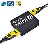 HDMI Repeater 4K, EDOLA (18 Gpbs) HDMI 2.0 Repeater Signal Booster, HDMI Amplifier 4K UHD Female to Female Mini HDMI Extender Repeater Support 4Kx2K, 3D, 1080P, Fast & Lossless Transmission