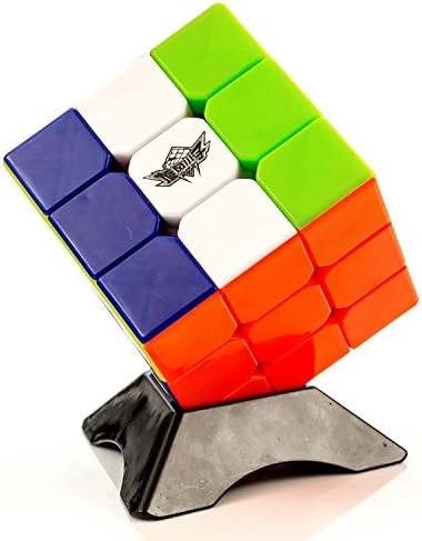 Cyclone Boys 3x3 Speed Stickerless Puzzle Cube By Johnny Enigma, Increase Your IQ, Sharpen Your Mind and Boost Your Memory, Durable ABS Construction, 56mm Size For Kids and Adults, Fun and Challenging
