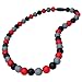 Red Lava Necklace - Sensory Chew Jewelry for Kids by Munchables     