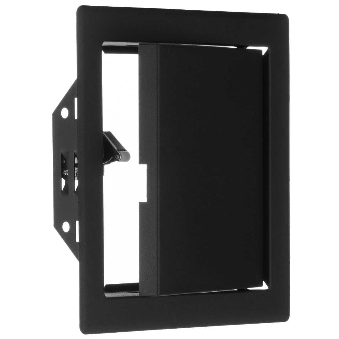 150x150mm Metal Access Panel with Snap Lock - Wall/Ceiling Hatch - 6x6 inch Inspection Door - Steel Anthracite