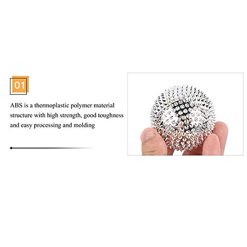 1Pair Magnetic Hand Palm Acupuncture Ball Pain Relief Massager Acupuncture Acupressure Health Care - Thumbnail 4