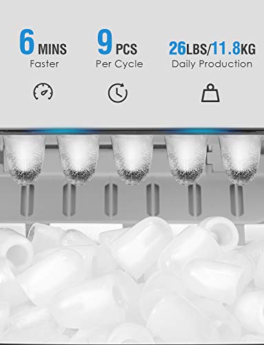 1 Countertop+Ice+Maker+Aicok+Stainless