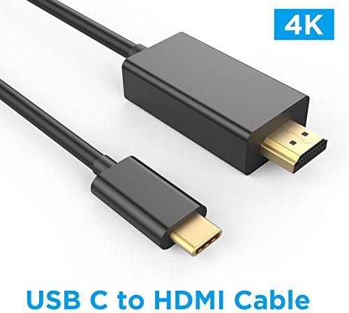 USB C to HDMI Cable(4K@60Hz), YIQIN Type-C to HDMI (Thunderbolt 3 Compatible), DP Alt Mode, Male to Male, for 2017/2016 Macbook Pro, 2015 New Macbook, 2017 iMac, Galaxy S8, LG G5, Google Pixelbook