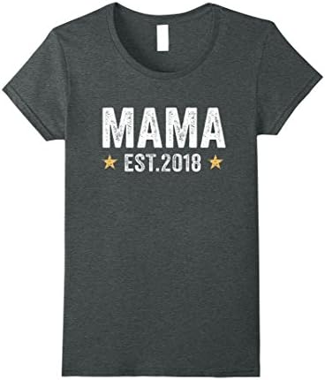 Womens Mama 2018 Shirt XL Dark Heather