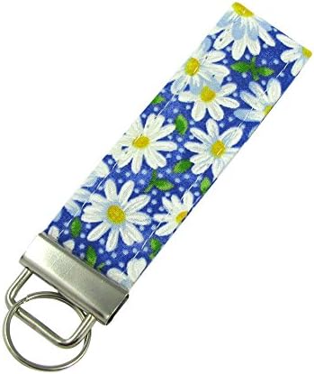 Daisies Key Fob / Fabric Key Chain