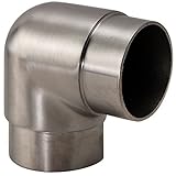 Flush Elbow Fitting 90 Degree - Brushed Stainless Steel - 2