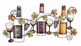 Deco 79 Metal wine Wall Decor, 36 by 19" (Kitchen)