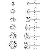 UHIBROS 6 Paires Boucles d'oreilles Femme pour Homme Piercing Helix Piercing Tra